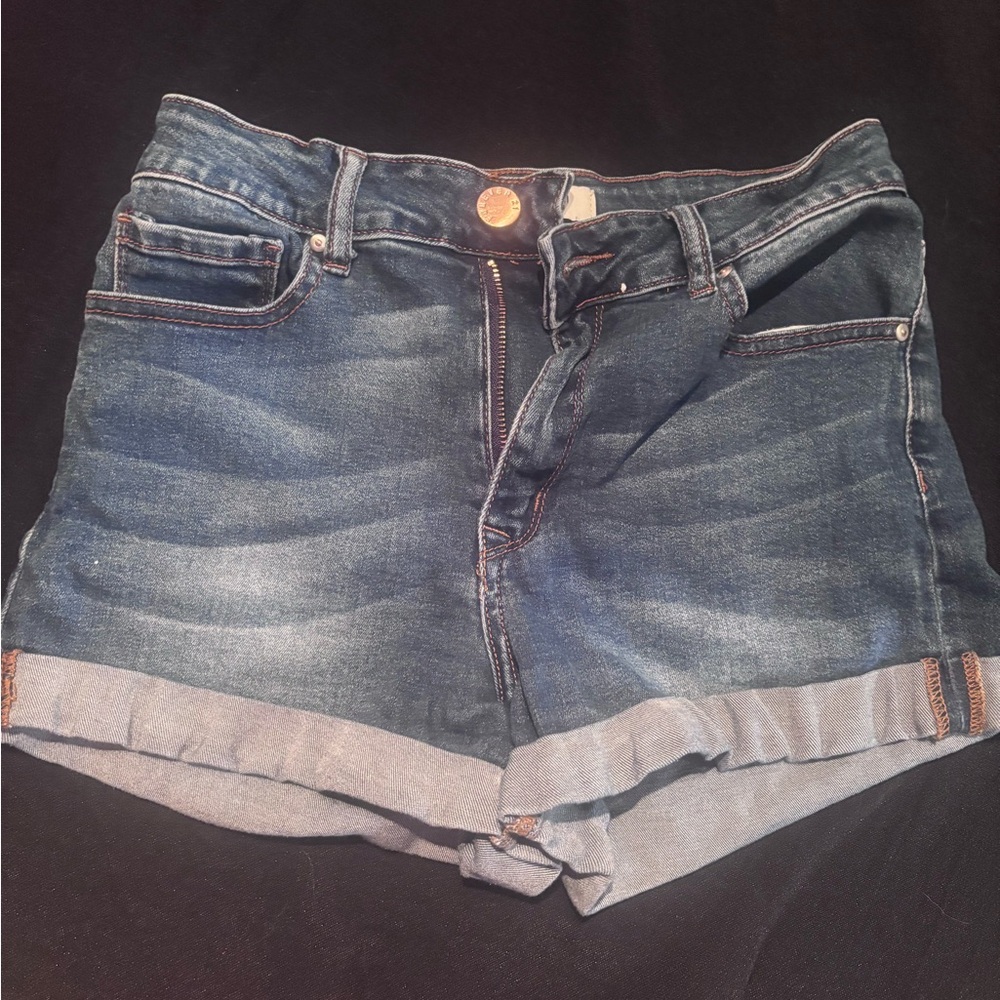 Forever 21 Dark Blue Jean Shorts